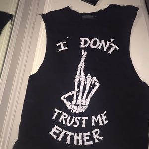 luke hemmings 5sos "i don't trust me either" tee